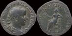 238-244ad Roman Gordian Iii sestertius Apollo seated left..., Verzenden