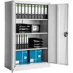 tectake Archiefkast met 4 planken 140x90x40cm - grijs, Huis en Inrichting, Verzenden, Nieuw