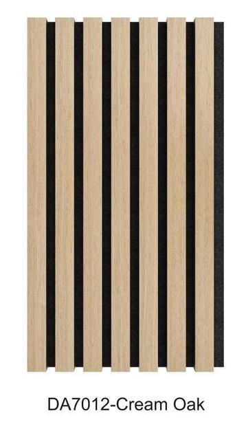 Akoestisch Paneel HOUTFINEER 2700 x 600 x 21 mm Crème Eik beschikbaar voor biedingen