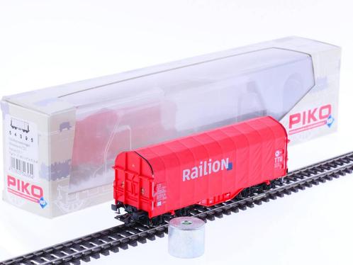 Schaal H0 Piko 54395 DB Schuifzeilwagen Shimmns TTU 723 R..., Hobby en Vrije tijd, Modeltreinen | H0, Gelijkstroom, Analoog, Zo goed als nieuw