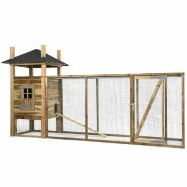 Kippenhok Hooiberg Floor met XL ren, Animaux & Accessoires, Volatiles | Accessoires