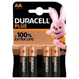 Duracell batterij alk plus aa 4x, Doe-het-zelf en Bouw, Elektriciteit en Kabels