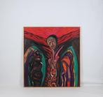 Olav Vorsel (1922 - 2007) - Figure in red, Antiek en Kunst