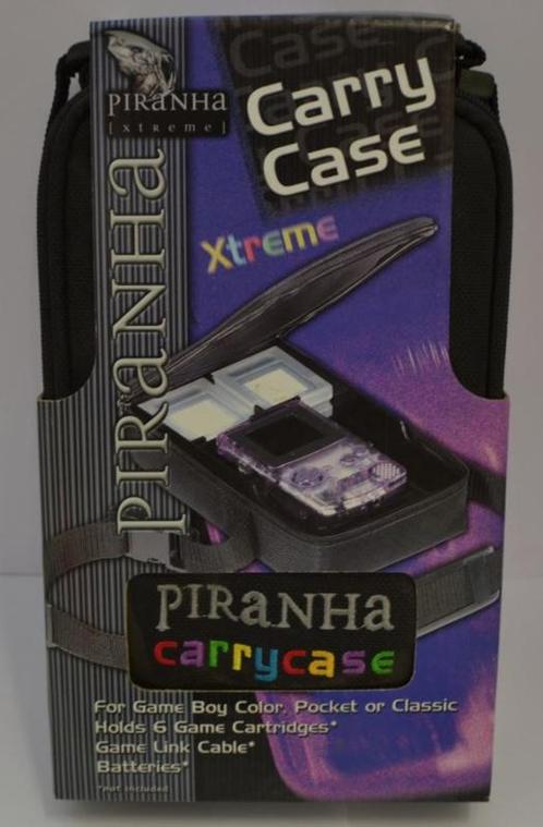GameBoy Classic / Pocket / Color Carry Case - Piranha NEW, Consoles de jeu & Jeux vidéo, Consoles de jeu | Nintendo Portables | Accessoires