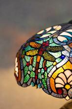 Lampe - Style Tiffany - Libellule - Vitrail, Antiquités & Art