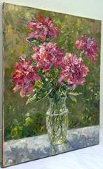Tatiana Megal (1961) - Pivoines de mon Jardin, Antiek en Kunst