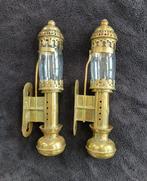 OLD DLC - Wandkandelaar (2) - Orient express - Messing,