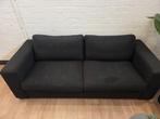 Veiling - Zwarte stoffen 3 persoons bank, Huis en Inrichting, Nieuw