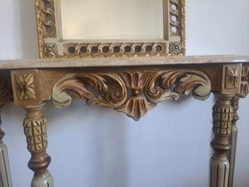 Console (2) - Bois, Marbre