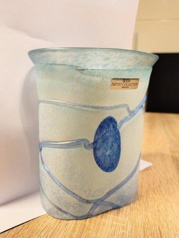 Bertil Vallien – „Galaxy Blue“ Vase für Kosta Boda –, Antiek en Kunst, Antiek | Glaswerk en Kristal