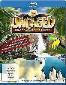 Uncaged - Ungezähmte Tierwelt [Blu-ray]  DVD, Cd's en Dvd's, Blu-ray, Zo goed als nieuw, Verzenden