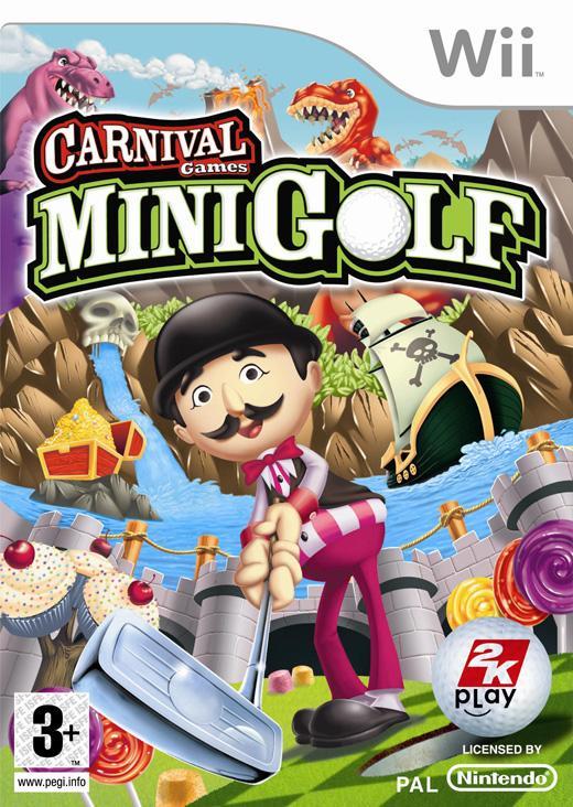 Carnival Games Mini Golf-Standaard (Wii) Gebruikt, Games en Spelcomputers, Games | Nintendo Wii, Ophalen of Verzenden
