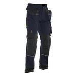Jobman 2732 pantalon dartisan coton c52 bleu marine/noir