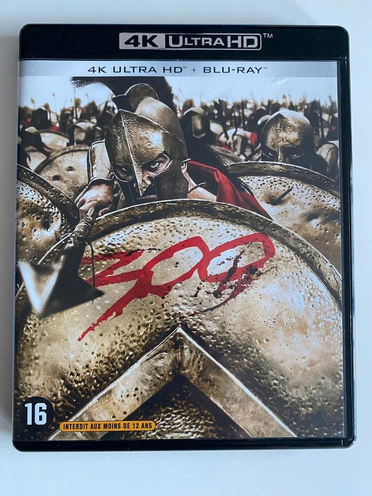 300 (4K ULTRA HD + BLURAY), Cd's en Dvd's, Blu-ray, Gebruikt