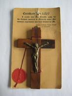 Antiek Crucifix - Beuken, Legering, gecertifieerd -