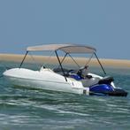 vidaXL Biminitop 2 bogen 180x150x110 cm grijs, Watersport en Boten, Verzenden, Nieuw