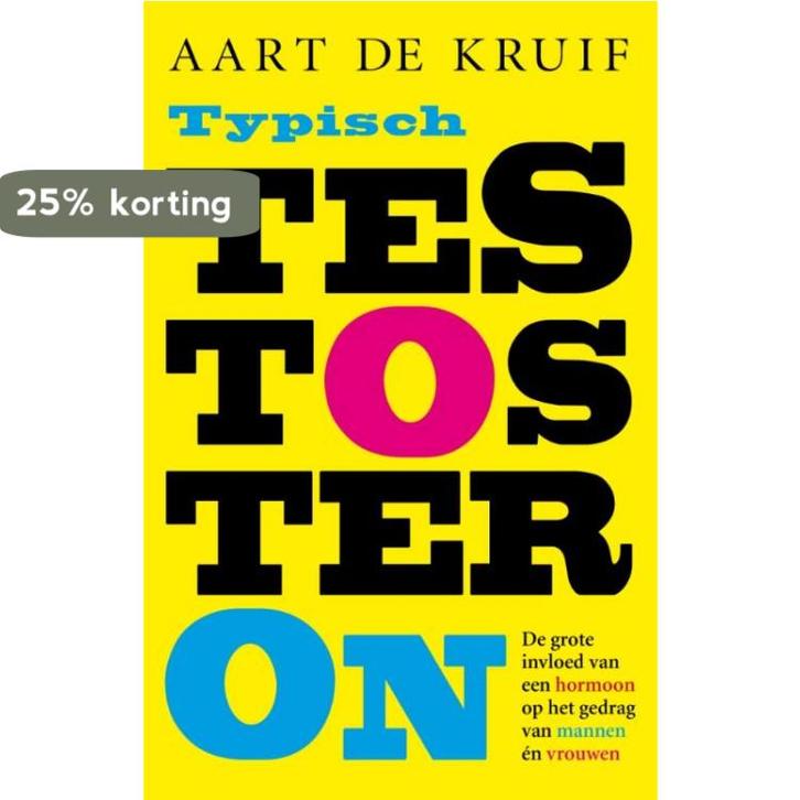 Typisch testosteron 9789088030116 Aart de Kruif, Boeken, Psychologie, Gelezen, Verzenden