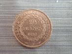 France. 20 Francs 1897-A Génie, Postzegels en Munten, Munten | Europa | Euromunten