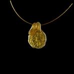 Oud-Romeins Glas Amulet hanger met leeuw