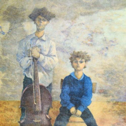 Giampaolo Talani (1955-2018) - Il bambino e il musicista, Antiek en Kunst, Antiek | Overige Antiek