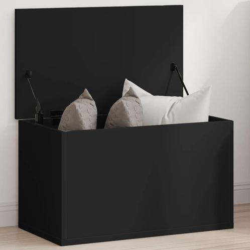 vidaXL Opbergbox 60x35x35 cm bewerkt hout zwart, Huis en Inrichting, Kasten | Overige, Nieuw, Verzenden