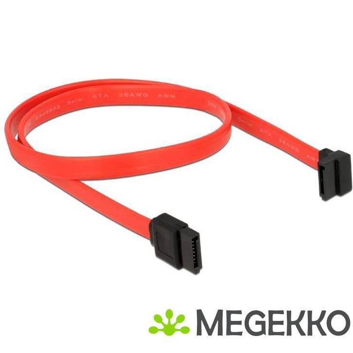 Delock 84220 SATA 3 Gb/s Kabel recht naar boven haaks 50cm, Computers en Software, Overige Computers en Software, Nieuw, Verzenden