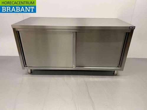 RVS HCB Werkkast Kast Werktafel Premium-line 2 schuifdeuren, Zakelijke goederen, Horeca | Meubilair en Inrichting, Ophalen of Verzenden