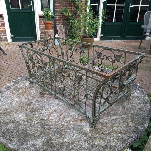 Mand - IJzer - Fraaie Planten Mand 50cm, Antiek en Kunst, Curiosa en Brocante