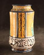 Antieke 17e eeuwse majolica - Apothekerspot / Albarello -, Antiek en Kunst
