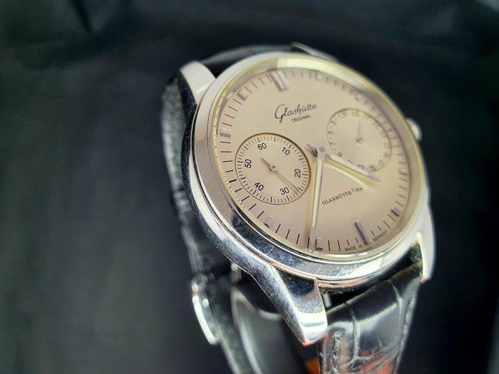 Glashütte Original - Glashütte Original Senator Hand Date, Handtassen en Accessoires, Horloges | Heren