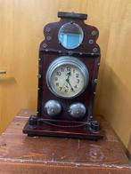 Réveil - Bois, Laiton - 1910-1920, Antiquités & Art, Antiquités | Horloges
