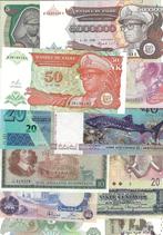 Wereld. - 25 banknotes - various dates  (Zonder, Postzegels en Munten, Munten | Nederland