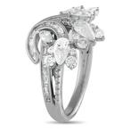 Ring - 18 karaat Witgoud, Exclusieve 18K witgouden diamanten, Nieuw