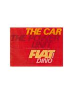 1967 FIAT DINO SPIDER BROCHURE ENGELS, Ophalen of Verzenden