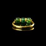 Oud-Romeins, Keizerrijk Ring met Romeinse groene glazen