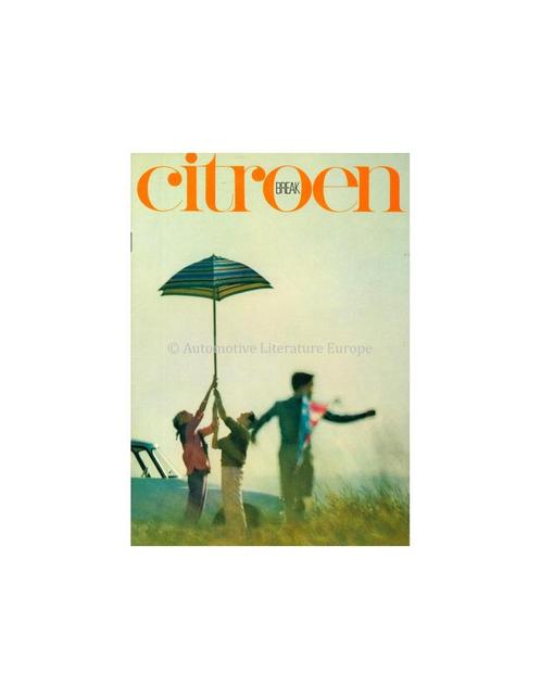 1965 CITROEN DS 19 | ID 19 BREAK BROCHURE NEDERLANDS, Boeken, Auto's | Folders en Tijdschriften
