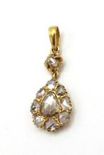 Hanger - 18 karaat Geel goud Diamant - Diamant, Handtassen en Accessoires, Antieke sieraden