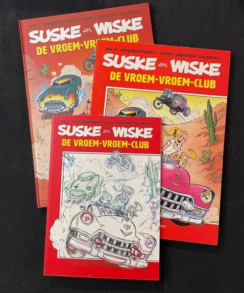 Suske en Wiske - 3 verschillende De Vroem-Vroem-Club, Boeken, Stripverhalen