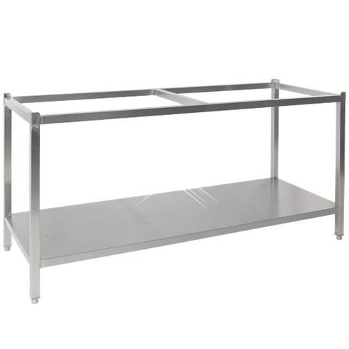 Rvs tafelonderstel met bodemschap 2000x600x900 mm, Zakelijke goederen, Horeca | Meubilair en Inrichting, Verzenden