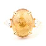 Zonder Minimumprijs - Ring - 14 karaat Geel goud -  13.92ct., Handtassen en Accessoires, Ringen, Nieuw