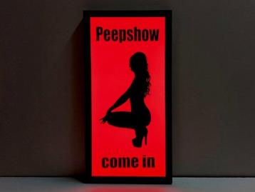 Enseigne publicitaire - Quartier rouge dAmsterdam, Peepshow