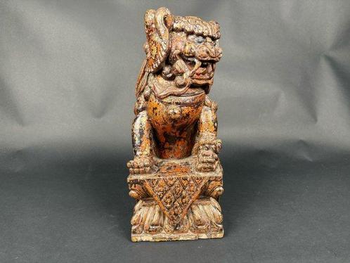Chinese tempelleeuw (Shishi) - Hout - China  (Zonder, Antiek en Kunst, Antiek | Overige Antiek