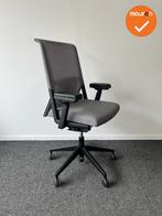 Haworth Comforto 59 - Grijs netweave en grijze zitting - Zwa, Werkplek, Ophalen of Verzenden, Gebruikt, Stoel