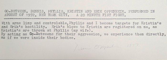 Dennis Oppenheim (1938 - 2011) - Go Between, Antiek en Kunst, Antiek | Overige Antiek