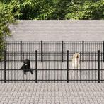 Hondenkennel voor buiten 33,87 m² staal, Nieuw, Verzenden