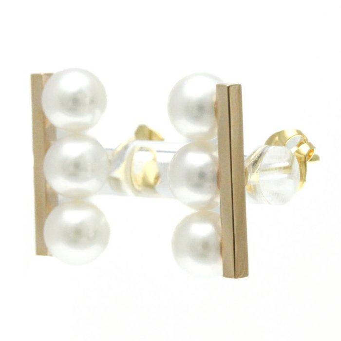 Tasaki - Oorbellen Roze goud, Handtassen en Accessoires, Oorbellen