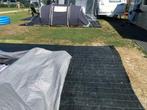 Gronddoek voor op de camping, lucht en water doorlatend.