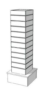 *TIP*  Middenunit slatwall S-SLP-010, Ophalen of Verzenden