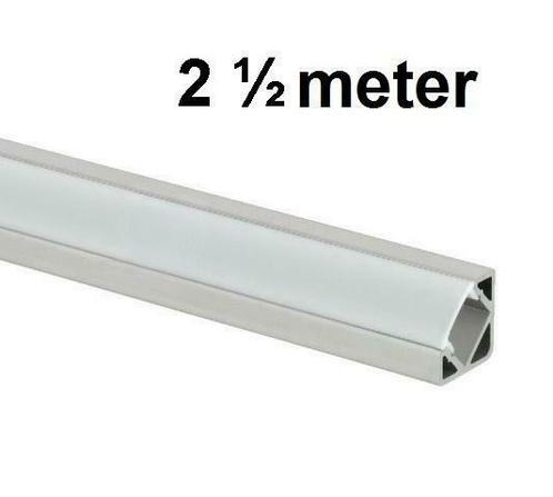 LED Profiel 2,5 meter - 45 graden, Doe-het-zelf en Bouw, Metalen, Verzenden