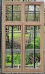 afrormosia houten raam , chassis , venster 119 x 205